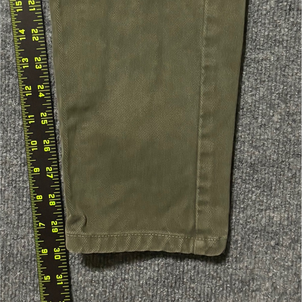 Guess Womens 27 Jeans Olive Green Vintage 90s Georges Marciano High Rise Tapered - Picture 6 of 7